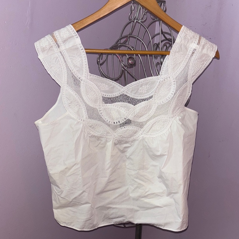 NWT J. Crew Swingy Lace Top - Picture 5 of 14
